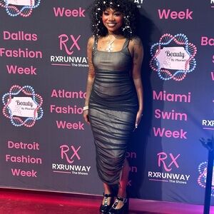 Red carpet look dress